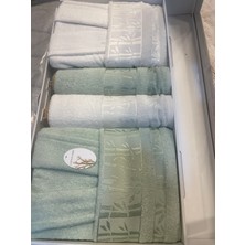 Cotton Paris Bambu Pamuklu  6 Parça Aile Bornoz Takımı Standart Beden