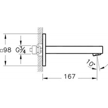 Artema Q-Line A42254 Çıkış Ucu Krom
