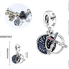 Poseidons Jewellery Star Wars Jedi Kılıcı 925 Ayar Gümüş Charm
