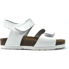 Onlo Ayakkabı 1051  Deri Cırtlı Ortopedik Günlük Çocuk Sandalet