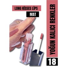 Kalıcı Mat Ruj - Cecile Long Kisses Lipgloss 18 Soft Maroon 8698438402040