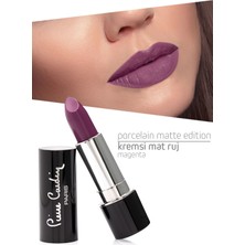 Pierre Cardin Porcelain Matte Edition Lipstick Magenta -204 Pembe A Vitamini İçeren Kremsi Form