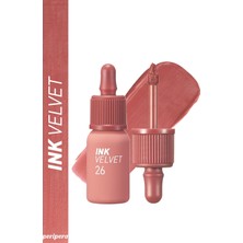 Yüksek Pigmentli, Kadife Görünümlü, Gün Boyu Kalıcı Tint PERIPERA Ink Velvet (26 Well Made Nude)