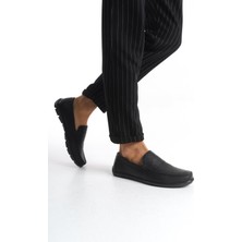 CZ London Erkek  Deri Loafer Comfort Ayakkabı Dikişli Günlük Ayakkabı