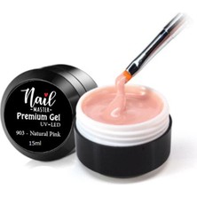 Nail Master Protez Tırnak Jel (Builder Gel) 15ML 903-NATUREL Pink Kolay Uygulama Özelliği ile