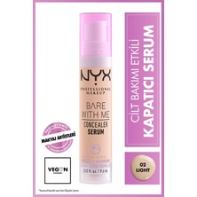 NYX Professional Makeup Bare With Me Kapatıcı Serum 02 Light Concealer