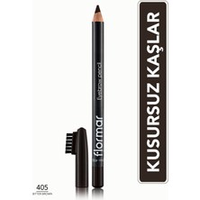 Flormar Kapağı Fırçalı Kaş Kalemi Kahve 405 Bitter Brown Günlük Kullanım İçin Pratik Makyaj 8690604278701