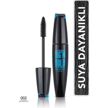Suya Dayanıklı Hacim Veren Maskara (Siyah) - Big N Bold Mascara - 002 - 8682536040419