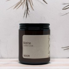 Noor Atelier Marine (Okyanus ve Deniz ) Kokulu Amber Kavonoz Mum
