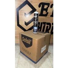 Selsil Pu Mastik Yapıştırıcı Siyah 280 gr