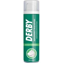 DERBY Doğa Ferahlığı Tıraş Köpüğü 200ml  Kadınlar İçin Nemlendirici Özellikli