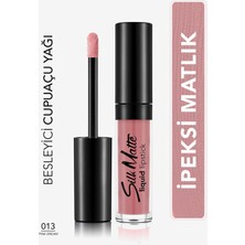 Kadife Dokulu Likit Mat Ruj Silk Matte Liquid Lipstick - 013 Pınk Dream - 8690604505401
