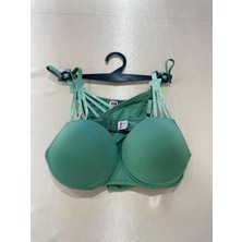 Sln Store Yıldız Taşlı Yeşil Sütyen Takımı