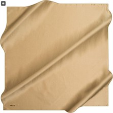 Aker Taşlanmış Sura Ipek EŞARP7747-364 Gold