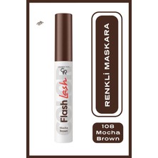 Flash Lash Colered Mascara No:08 Mocha Brown - Renkli Maskara - 8691190515799