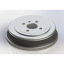 KRAFTVOLL-07050060 - Arka Fren Kampanası Astra G Astra H Corsa C