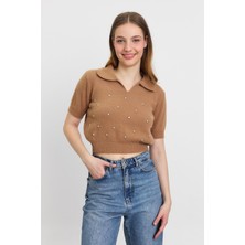 Rays 6625 Inci Detay Yumoş Kazak Camel