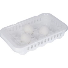 Ozcmax Hijyenik Yumurta Saklama Kabı 15 Bölmeli Kapaklı