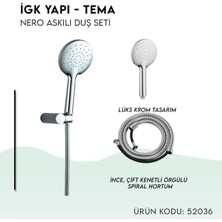 Tema Igk Yapı - Nero Askılı Duş Seti (52036)
