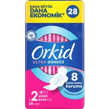 Orkid Ultra Ekstra Dörtlü Paket Uzun Ped 28'li