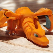 Efser Atölye Hareketli Charizard Pokemon  30CM Dekor Figür Oyuncak