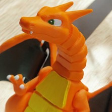 Efser Atölye Hareketli Charizard Pokemon  30CM Dekor Figür Oyuncak
