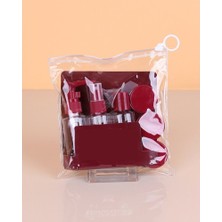 Ozcmax Parfüm Şişesi - Kozmetik Şişesi - 8 Li Seyahat Doldurulabilir Kozmetik Seti