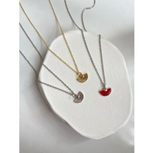 Arsaley Collection Mini Yelpaze Charm 45 cm Altın Kaplama Gold Kolye