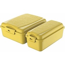 Ozcmax 3 Bölmeli Çatal Bıçaklı Beslenme Kabı - Diyet Kabı