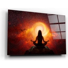 Marsilyan Meditasyon Cam Tablo | Hediyelik, Dekoratif, Ofis, Mutfak