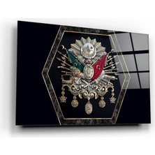 Marsilyan Osmanlı Tuğrası Cam Tablo | Hediyelik, Dekoratif, Ofis, Mutfak