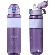 Vagonlife T1003 Tkk Pipetli  Tritan Matara Mor 800ML