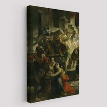 Pompeii'nin Son Günü Karl Pavlovich Bryullov Kanvas TABLO-6362