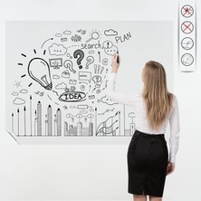 Zero Land Statik Kağıt Şeffaf Yaz - Sil Eko-10 Adet 100 cm x 150 cm 11