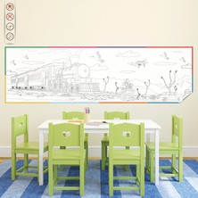 Zero Land Statik Kağıt Doya Doya Boyama (Araç) 50 cm x 165 cm 11