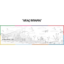 Zero Land Statik Kağıt Doya Doya Boyama (Araç) 50 cm x 165 cm 11