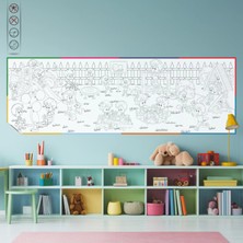 Zero Land Statik Kağıt Doya Doya Boyama (Oyun Parkı) 100 cm x 335 cm 11