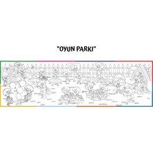 Zero Land Statik Kağıt Doya Doya Boyama (Oyun Parkı) 100 cm x 335 cm 11