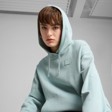 Puma Essentıals Kadın Kapüşonlu Sweatshirt Düz Desenli 2025 İlkbahar - Yaz Sezonu Rahat Kesim