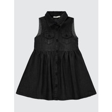 Civil Girls Kız Çocuk Elbise 2-5 Yaş Siyah