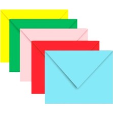 Renkli Zarf 13X18 Sarı - 25 Adet