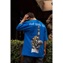 Rex Moda God With Me Oversize Unisex T-Shirt