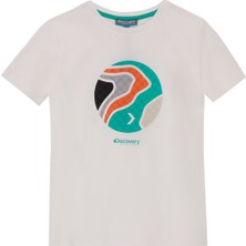Discovery Expedition Baskılı Beyaz Erkek Çocuk T-Shirt D5SB-TST3212