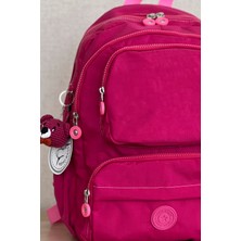 Nemo Bags Fcstore Orta Boy Okul Çantası Laptop ve Seyahat Sırt Çantası Su Geçirmez Ayıcık Anahtarlık Hediyeli