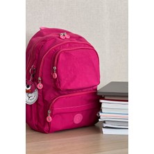 Nemo Bags Fcstore Orta Boy Okul Çantası Laptop ve Seyahat Sırt Çantası Su Geçirmez Ayıcık Anahtarlık Hediyeli