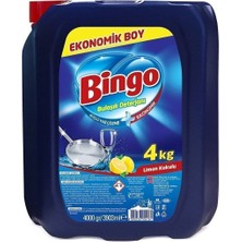 Bingo Bulaşık Sıvısı 4 Litre Limon Kokulu Elde Yıkama