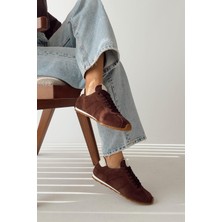 Sortie Kahverengi Hakiki Deri Sneaker