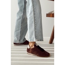 Sortie Kahverengi Hakiki Deri Sneaker
