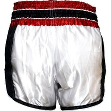 Muay Thai Şortu Retro Neo Beyaz MT3075