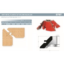 Netmak 45' Ekleme Bıçağı 0797-02 D150 D30 Z4